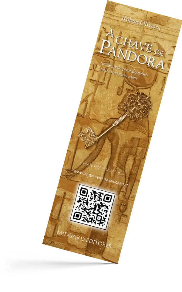 Marcador A Chave de Pandora Rúben Oliveira Midgard Editores